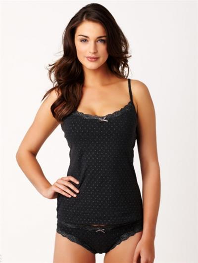 Violet Budd in lingerie