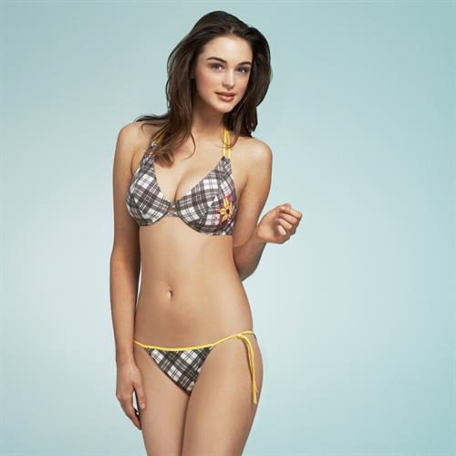 Violet Budd in a bikini