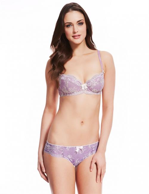 Violet Budd in lingerie