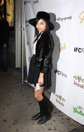 Zoe Kravitz at the Breaking Upwards Premier