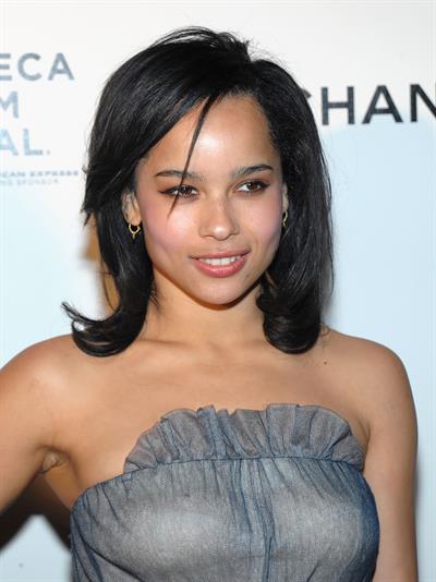 Zoe Kravitz at the 9th annual Tribeca Film Festival
