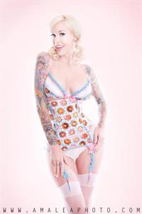 Sabina Kelley in lingerie