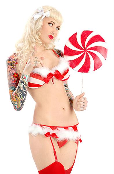 Sabina Kelley in a bikini