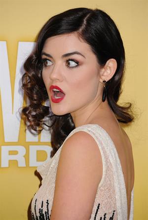 Lucy Hale at the 46th annual CMA awards