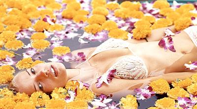 Jessica Van Der Steen in a bikini