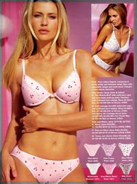 Daniela Pestova in lingerie