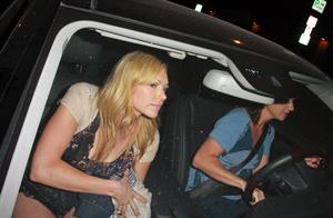Laura Prepon leaves the Geisha House in Los Angeles, August 29, 2011