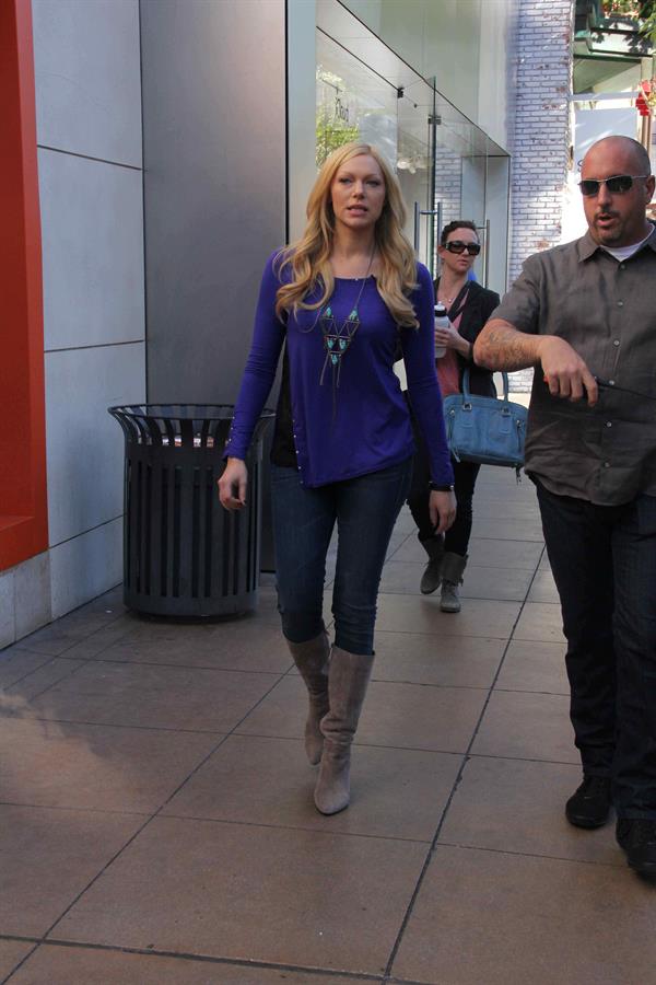 Laura Prepon at The Grove in Los Angeles on January 5, 2012