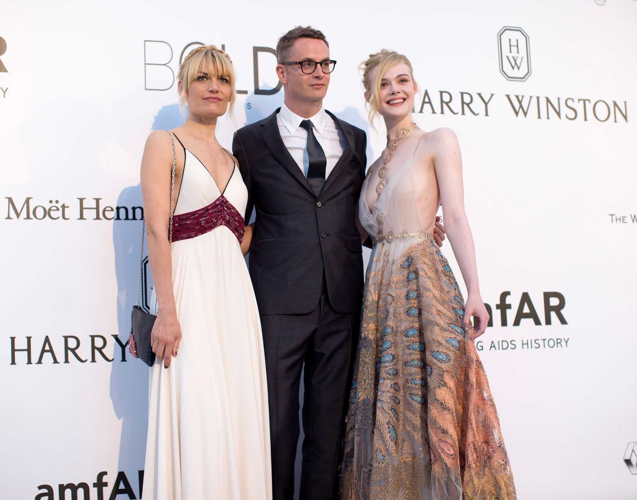 Elle Fanning showing off pasties at amfAR’s 23rd Cinema Against AIDS Gala