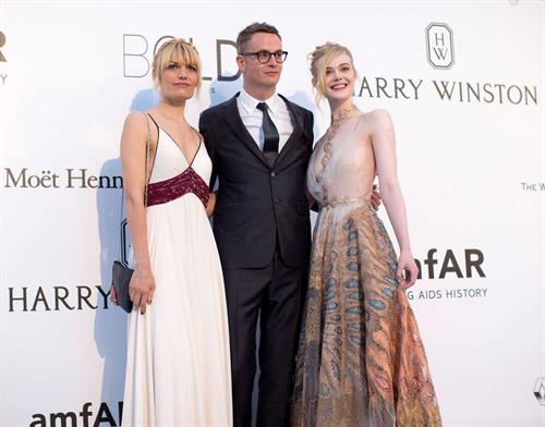 Elle Fanning showing off pasties at amfAR’s 23rd Cinema Against AIDS Gala