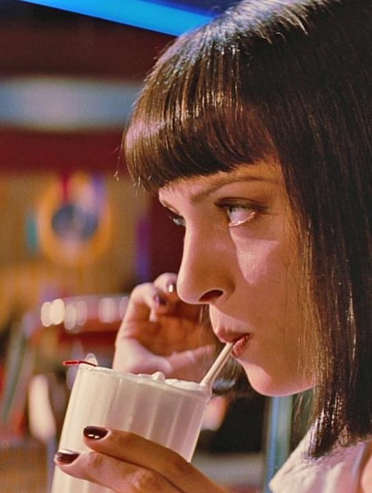 Uma Thurman in Pulp Fiction