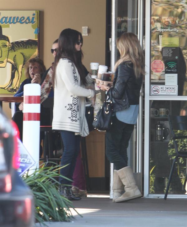 Selena Gomez in Burbank January 16, 2013 