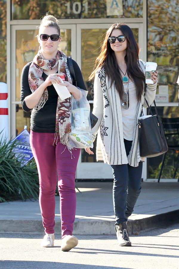 Selena Gomez in Burbank January 16, 2013 