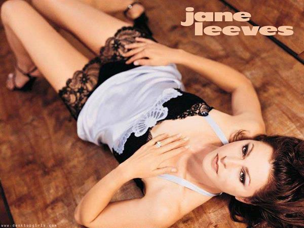 Jane Leeves in lingerie