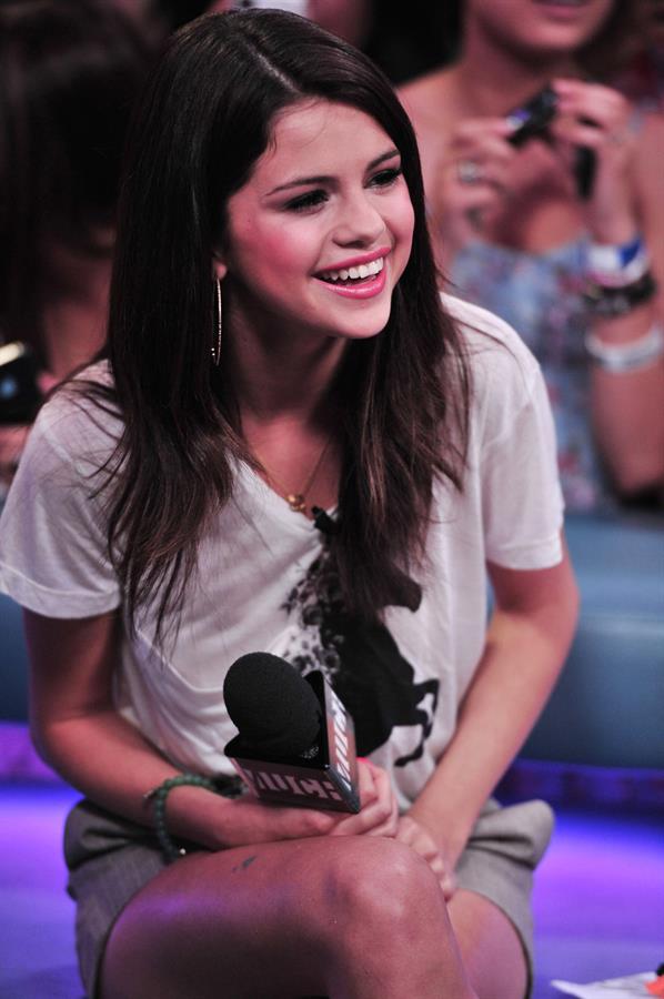 Selena Gomez visits New Music Live, August 24, 2011 