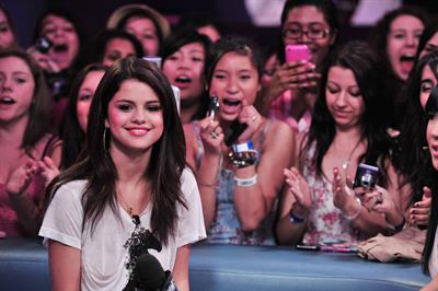 Selena Gomez visits New Music Live, August 24, 2011 