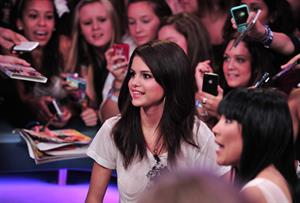 Selena Gomez visits New Music Live, August 24, 2011 