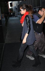 Selena Gomez arriving at her hotel in New York November 11, 2012