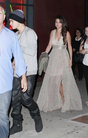Selena Gomez arriving to a show in West Hollywood, California - August 25, 2012