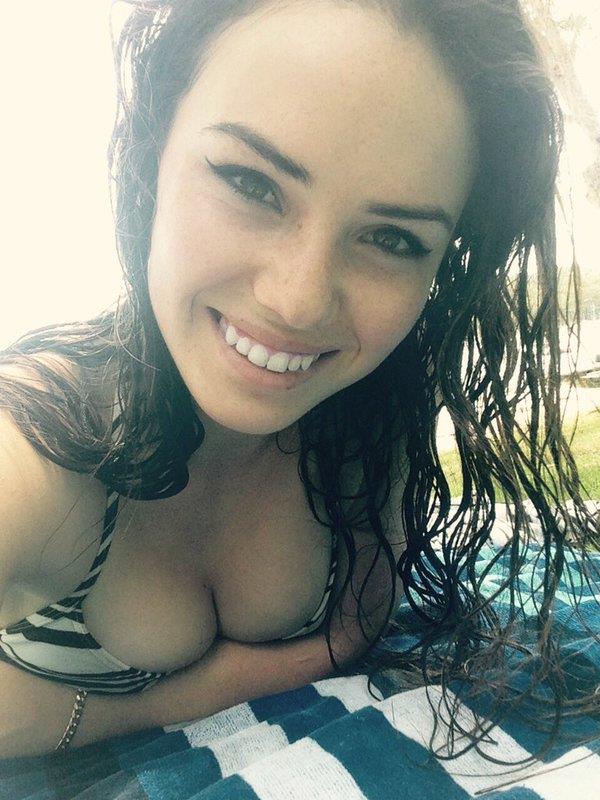 Alexis Young in a bikini