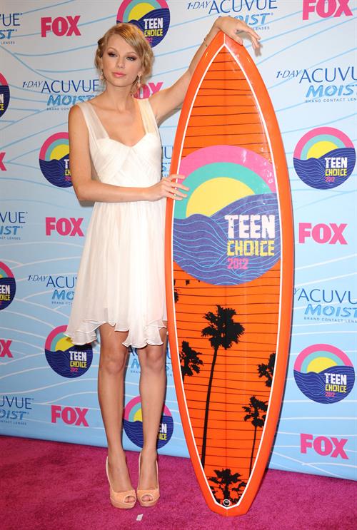 Taylor Swift at the 2012 Teen Choice Awards in Universal City July 22, 2012 