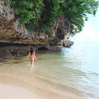 Christy May in a bikini - ass