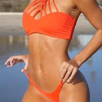 Christy May in a bikini