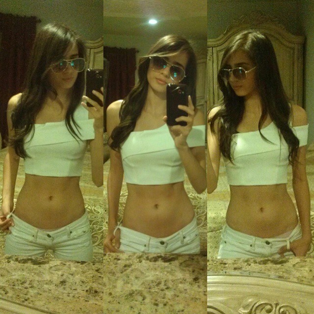 Cassandra Caballero taking a selfie