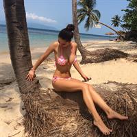 Helga Lovekaty in a bikini