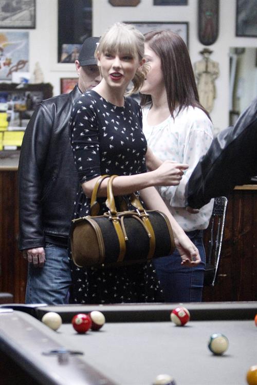 Taylor Swift - at Shamrock Tattoo 12/18/12  