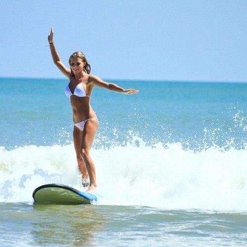 Hannah Polites in a bikini