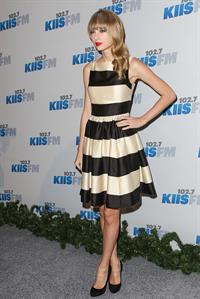 Taylor Swift at the KIIS FM 2012 Jingle Ball concert at Nokia Theatre in Los Angeles - December 1, 2012 