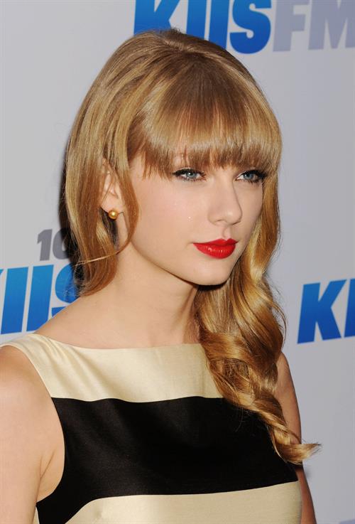 Taylor Swift at the KIIS FM 2012 Jingle Ball concert at Nokia Theatre in Los Angeles - December 1, 2012 