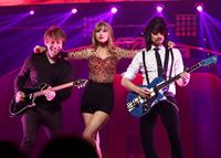 Taylor Swift on stage at the KIIS FM 2012 Jingle Ball concert at Nokia Theatre in Los Angeles - December 1, 2012 