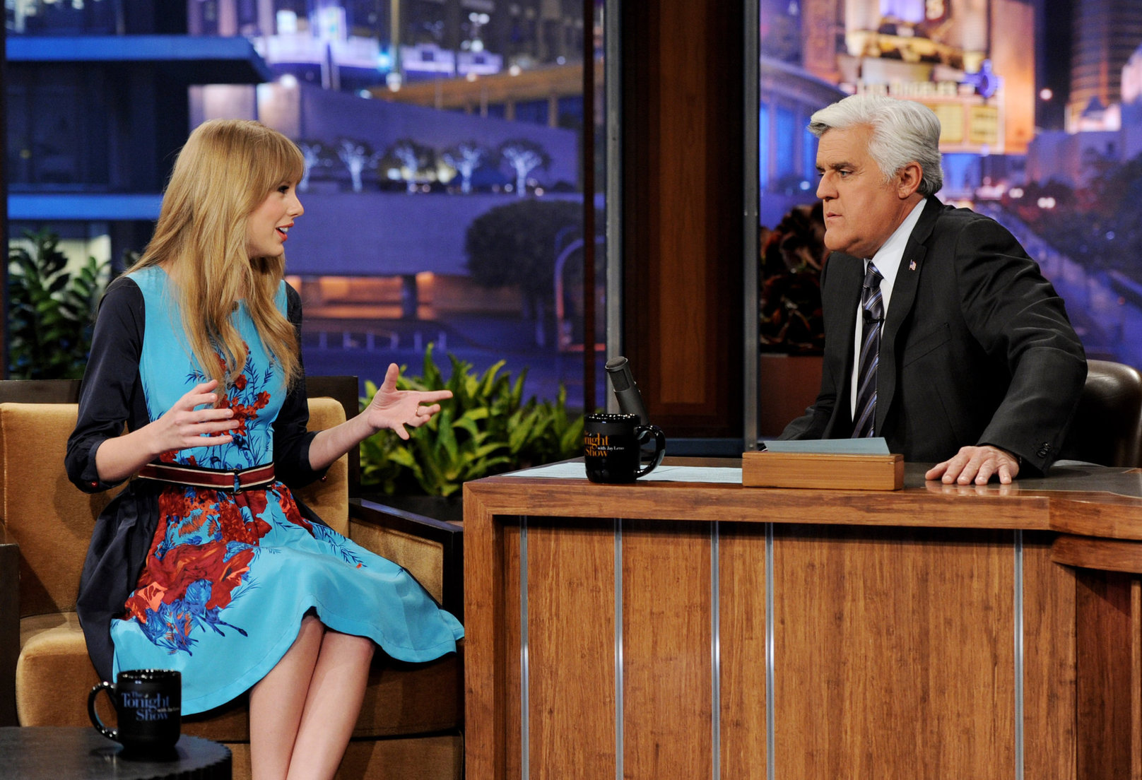 Taylor Swift the Tonight Show with Jay Leno February 20, 2012 