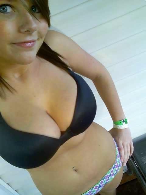 Anonymous in lingerie