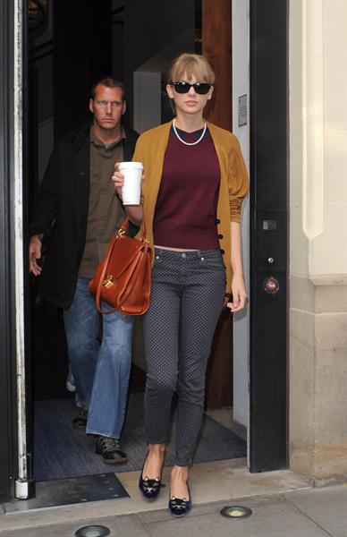 Taylor Swift out and about in London October 4, 2012 