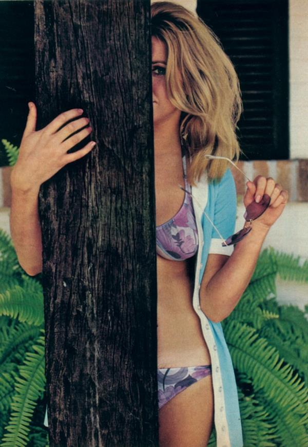 Suzanne Somers in a bikini
