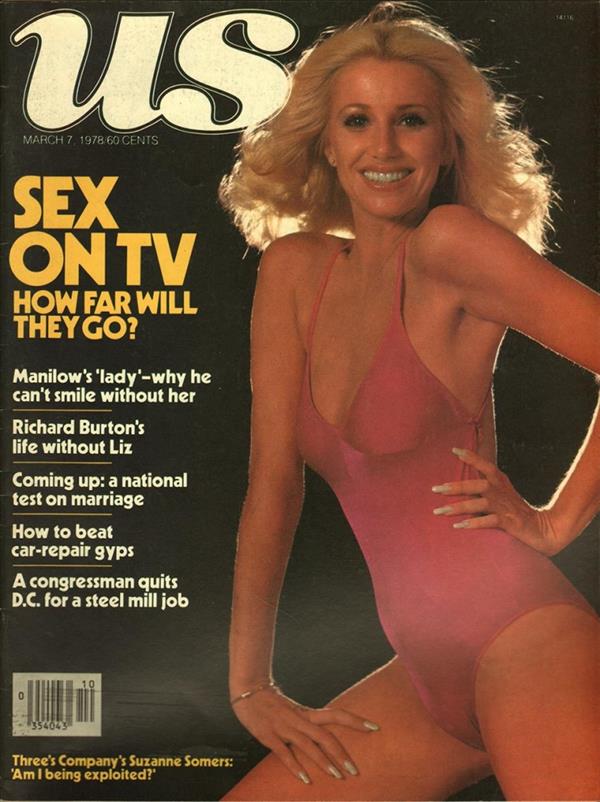 Suzanne Somers in a bikini