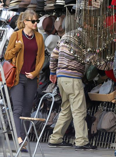 Taylor Swift out and about in London October 4, 2012 
