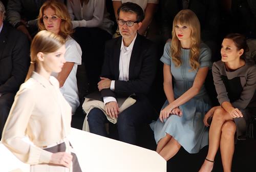 Taylor Swift at the Elie Saab Spring Summer 2012/13 fashion show in Paris 10/3/12 