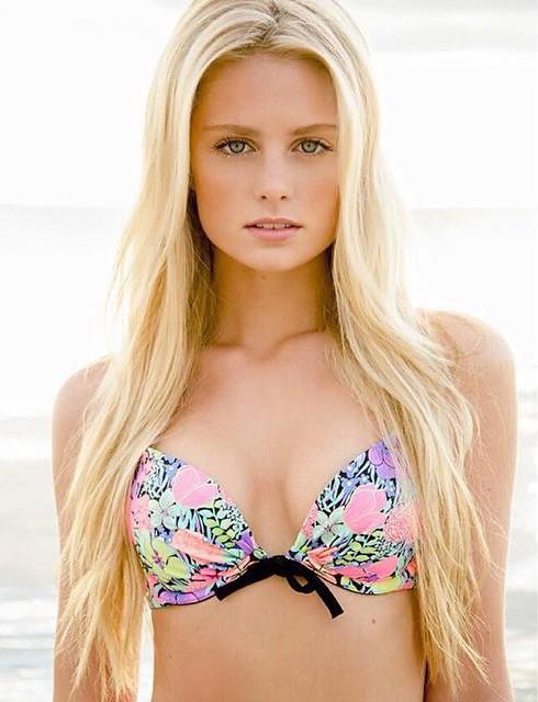 Allison Holton in a bikini