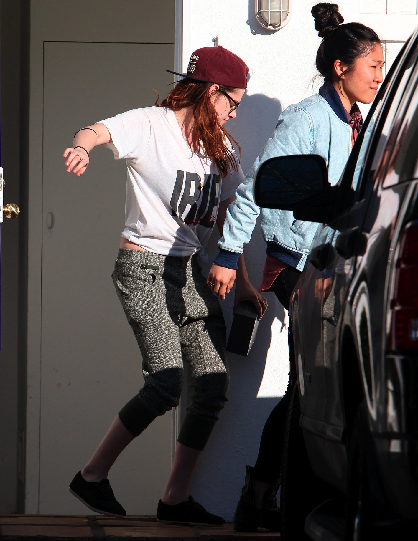 Kristen Stewart outside her home in LA 2/26/13 