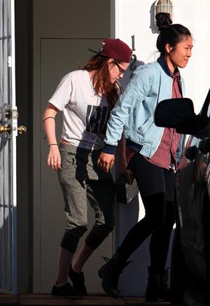 Kristen Stewart outside her home in LA 2/26/13 