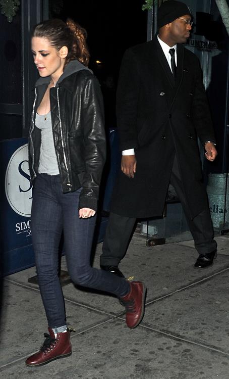 Kristen Stewart at the 'On the Road' after party at Abe and Arthur's in New York City December 13, 2012 