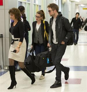 Kristen Stewart at JFK Airport in New York City 11/23/12 