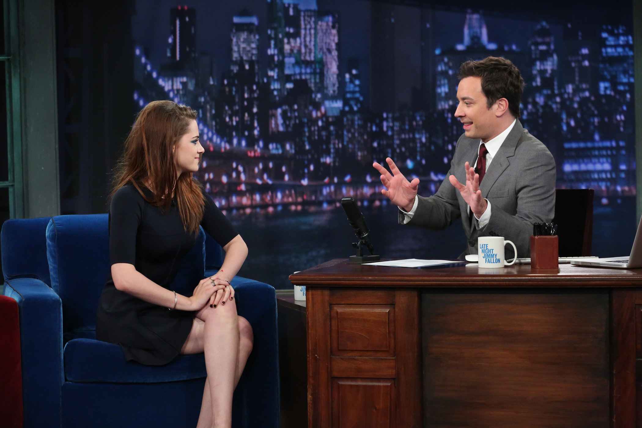 Kristen Stewart Late Night with Jimmy Fallon 11/7/12