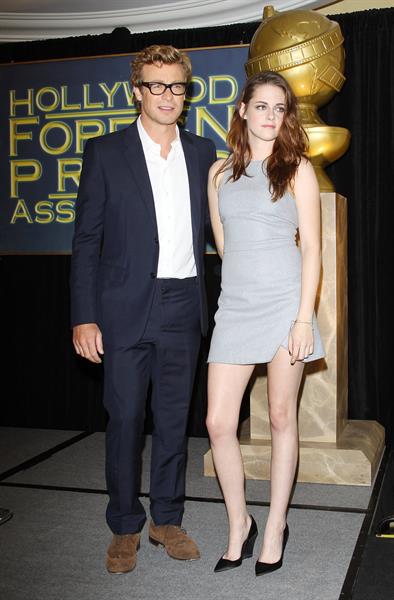 Kristen Stewart at Hollywood Foreign Press Association's Cecil B. Demille Award presentation in Beverly Hills 11/1/12