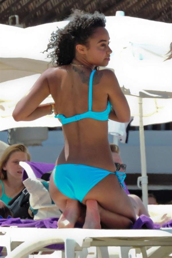 Leigh Anne Pinnock in a bikini - ass