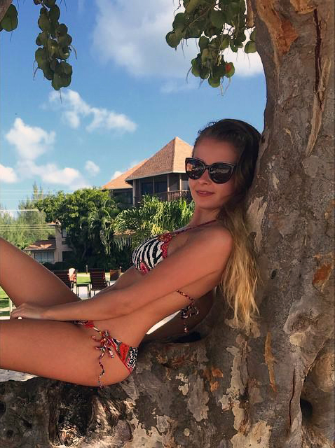 Angelika Nina Melnyk in a bikini